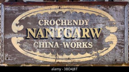 Nantgarw China Works Museum in Nantgarw South Wales Großbritannien Stockfoto
