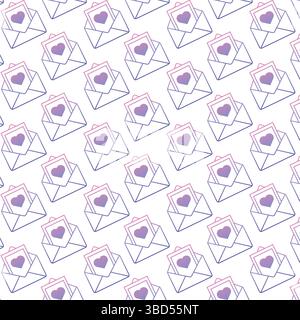 Love Letter Umschlag. Vektor Stock Vektor