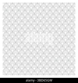 Kompliziertes geometrisches Muster überlappender Bögen Stock Vektor