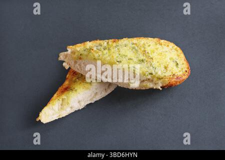 Knusprige Knoblauch und Kräutern toast Stockfoto