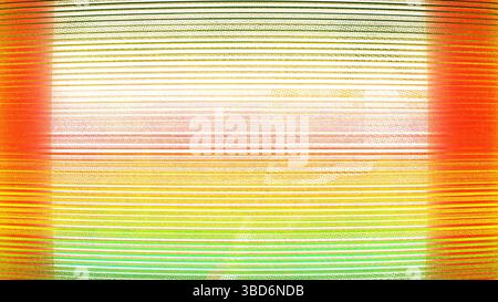 Ein abstrakter digitaler Hintergrund mit lebendigen Halbtonmustern und einer glatten Kunstästhetik mit Regenbogenfarben und strukturierten Schichten Stockfoto