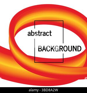 Trendiger geometrischer Hintergrund mit abstrakter Wellenform. Kartendesign. Wunderschönes futuristisches, dynamisches Muster. Vektorabbildung Stock Vektor