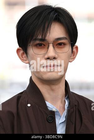 Cannes, Frankreich. Mai 2025. Jackson Yee nahm am Fotoruf der Auferstehung Teil, Teil des 78. Filmfestivals von Cannes, Palais des Festivals. Quelle: Doug Peters/EMPICS/Alamy Live News Stockfoto