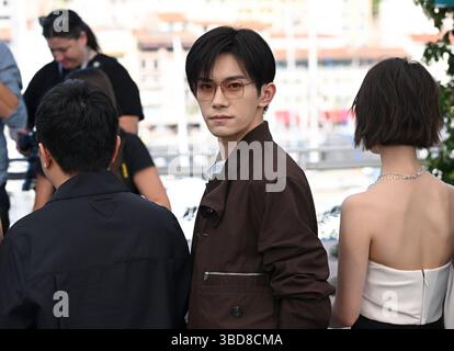 Cannes, Frankreich. Mai 2025. Jackson Yee nahm am Fotoruf der Auferstehung Teil, Teil des 78. Filmfestivals von Cannes, Palais des Festivals. Quelle: Doug Peters/EMPICS/Alamy Live News Stockfoto
