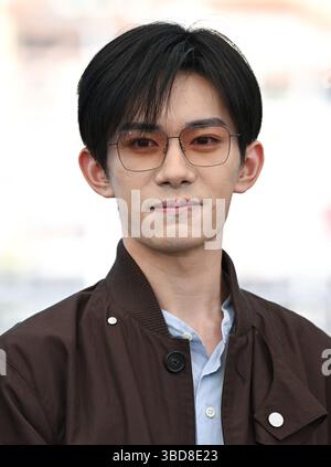 Cannes, Frankreich. Mai 2025. Jackson Yee nahm am Fotoruf der Auferstehung Teil, Teil des 78. Filmfestivals von Cannes, Palais des Festivals. Quelle: Doug Peters/EMPICS/Alamy Live News Stockfoto