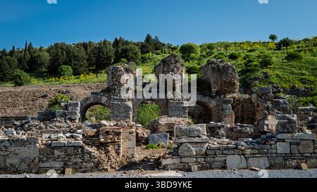 Alte Ruinen in der Nähe von Ephesus in der Türkei Stockfoto