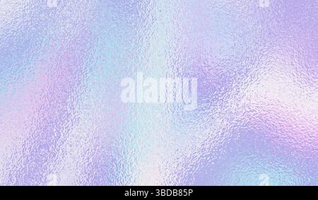 Holografie-Hintergrund. Hologramm-Verlaufsfolien-Textur. Irisierender Spiegeleffekt. Holografischer Glitzerhintergrund. Regenbogentextur. Niedliches dezentes Muster Stock Vektor