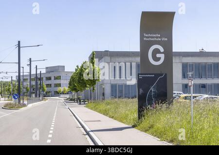 Technische Universität im Science City Science Park II Ulm. DO. Ulm, Baden-Württemberg, Deutschland Stockfoto