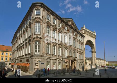 Preysing Palais, Odeonsplatz, München, Bayern, Deutschland Stockfoto