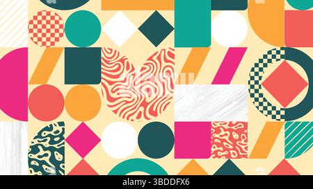 Futuristische rote und orangefarbene Verlaufslichter Stock Vektor