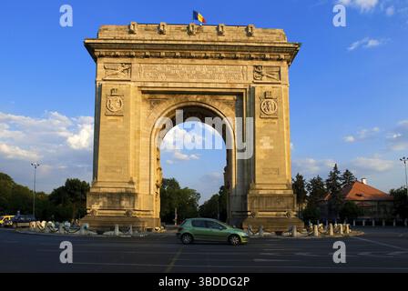 Arc de Triumph, Bukarest, Rumänien, Arcul de Triumf Stockfoto