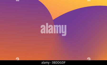 Abstrakter Hintergrund Mit Violettem Orangefarbenem Farbverlauf Stock Vektor