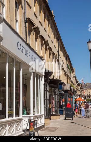 England, Somerset, Bath, Milson Street Stockfoto