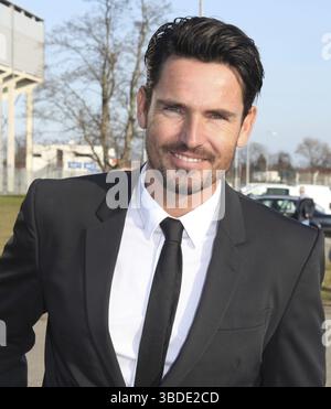 Fernsehdarsteller u Teilnehmer RTL-Fernsehshow der Bachelor 2013 Jan Kralitschka am 8.3.14 Magdeburg, TV-Schauspieler und Teilnehmer der RTL-Fernsehshow de Stockfoto