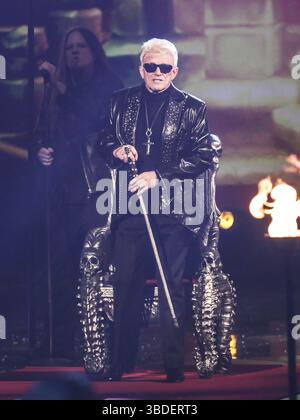 Sänger Heino in der ARD-TV-Show Stockfoto