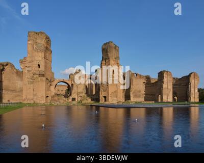 Terme di Caracalla (Caracalla-Thermen), große archäologische Stätte in Rom, Italien Stockfoto