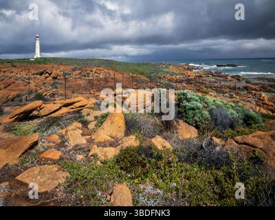 15. März 20250 Sturm Nähert Sich Cape Leeuwin Lighthouse 4 Stockfoto