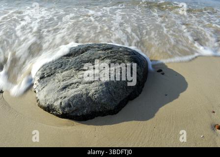 An der polnischen Ostseeküste in der Nähe des Badeortes Misdroy Stockfoto