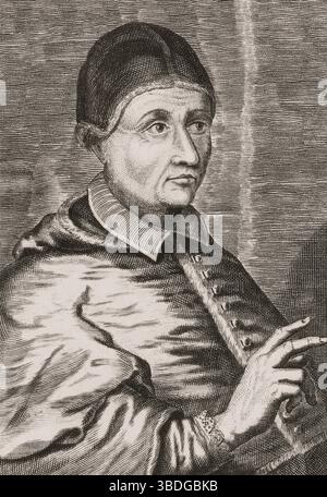 Papst Alexander VI., Alessandro VI., Alexandre VI., Alejandro VI., geb. Roderic Llancol i. de Borja, ca. 1431–1503, Herrscher der päpstlichen Staaten von 1492 bis zu seinem Tod 1503, digital herausgegeben Stockfoto