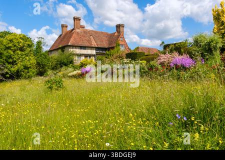Wildblumenwiese, Great Dixter, East Sussex, Northiam, Großbritannien Stockfoto