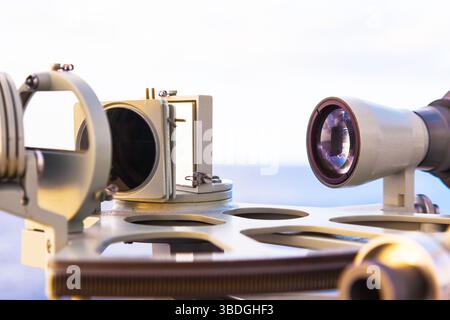 Sextant. Meßgerät für die Seeschifffahrt Stockfoto