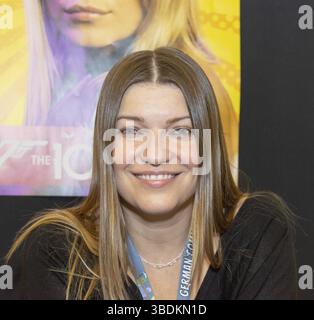 DORTMUND, 1. Dezember 2018: Ivana Milicevic auf der German Comic Con Dortmund Stockfoto