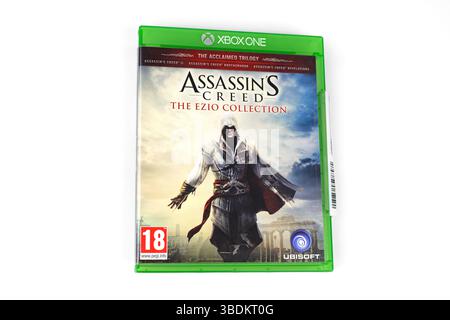 Assassin's Creed The Ezio Collection Videospiel auf Xbox One – Wales, Großbritannien – 17. Mai 2025 Stockfoto