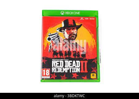 Red Dead Redemption 2 Videospiel auf Xbox One – Wales, Großbritannien – 17. Mai 2025 Stockfoto