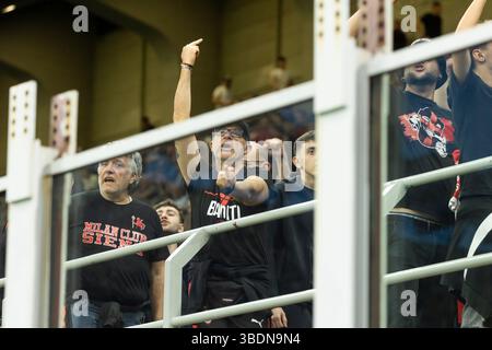Mailand, Italien. Mai 2025. Foto IPP/Mairo Cinquetti Milano - 24 Mai 2025 Calcio Serie A AC Milan - Monza Nella Foto Italien Fotopresse World Copyright Credit: Mairo Cinquetti/Alamy Live News Stockfoto