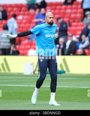 Nottingham, Großbritannien. Mai 2025. City Ground Nottingham, England - 25. Mai: Robert Sanchez aus Chelsea während des Vorbereitungsspiels vor dem Spiel der Premier League 2024/25 zwischen Nottingham Forest FC und Chelsea FC am 25. Mai 2025 in Nottingham, England (Paul Bonser/SPP) Credit: SPP Sport Press Photo. /Alamy Live News Stockfoto