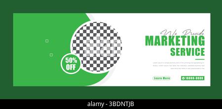 Facebook-Cover Stock Vektor