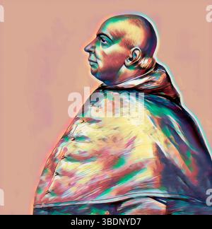 Papst Alexander VI., Alessandro VI., Alexandre VI., Alejandro VI., geb. Roderic Llancol i. de Borja, ca. 1431–1503, Herrscher der päpstlichen Staaten von 1492 bis zu seinem Tod 1503, digital herausgegeben Stockfoto