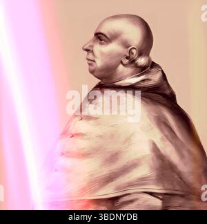 Papst Alexander VI., Alessandro VI., Alexandre VI., Alejandro VI., geb. Roderic Llancol i. de Borja, ca. 1431–1503, Herrscher der päpstlichen Staaten von 1492 bis zu seinem Tod 1503, digital herausgegeben Stockfoto