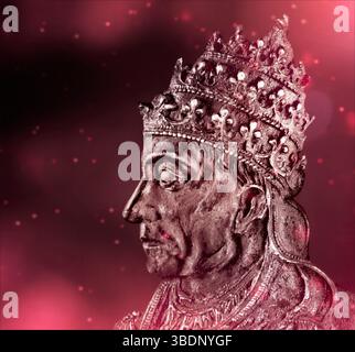 Papst Alexander VII., Alessandro VII., Alexandre VII., Alejandro VII., geb. Fabio Chigi, 1599–1667, Herrscher der päpstlichen Staaten von 1655 bis zu seinem Tod 1667, digital bearbeitet Stockfoto