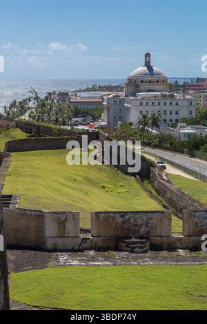Puerto Rico State Capitol Gebäude in San Juan, Puerto Rico Stockfoto