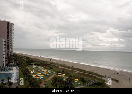 Atlantik, Myrtle Beach, South Carolina Stockfoto