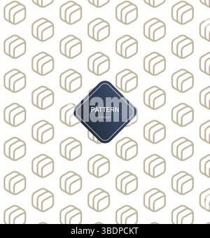 Abstrakter, nahtloser Textilinhalt Stock Vektor