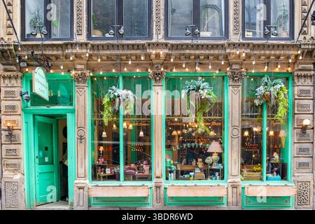 Le Petit Dep Restaurant in Montreal, Cana 79 Saint-Paul St W, Montreal, Quebec H2Y 1Z5 Kanada Stockfoto