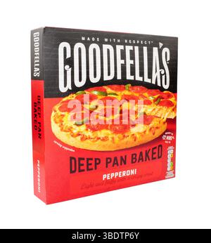 Goodfella's tiefgefrorene Paprika-Käse-Pizza Stockfoto