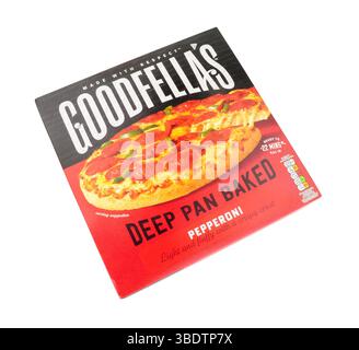 Goodfella's tiefgefrorene Paprika-Käse-Pizza Stockfoto