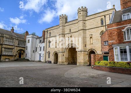 Lincoln Cathedral, Lincolnshire, England, Großbritannien Stockfoto