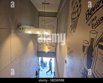 Japanisches Italienisches Restaurant Stockfoto