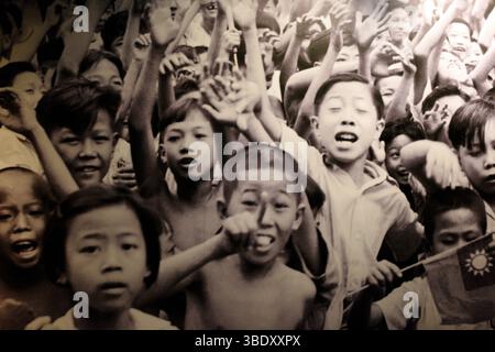 Nationalmuseum von Singapur, Geschichtsgalerie Singapur, Asien. Stockfoto