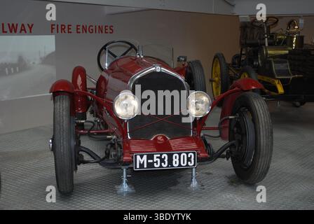 Wikov 7/28 Sport mit 1,5 Liter Vierzylindermotor, angetrieben von Adolf Sczyzycki, das sich im Technischen Nationalmuseum in Prag befindet Stockfoto