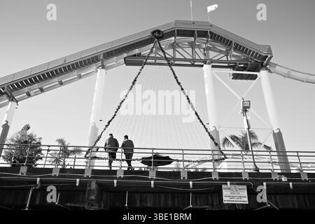 Achterbahn am Santa Monica Pier Stockfoto