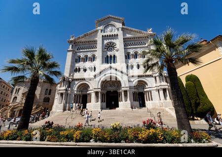 Cathedrale de Monaco in der Ville von Monaco Stockfoto