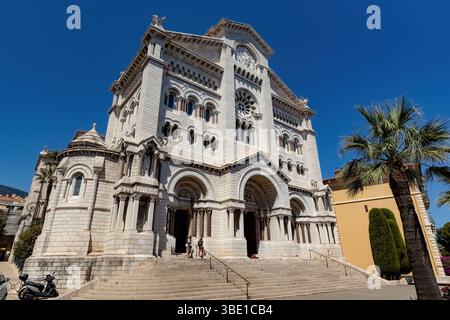Cathedrale de Monaco in der Ville von Monaco Stockfoto