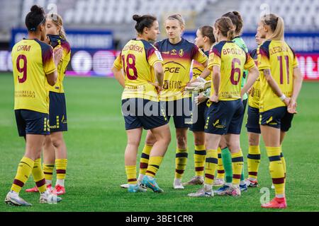 Lodz, Polen. Mai 2025. Das Team von Pogon Szczecin wurde im Finale des Polnischen Pokalpokals 2025 zwischen KKS Czarni Antrans Sosnowiec und Pogon Szczecin im Wladyslaw Krol Municipal Stadium gesehen. Endstand; KKS Czarni Antrans Sosnowiec 1:1 (Elfmeter 4:3) Pogon Szczecin. Quelle: SOPA Images Limited/Alamy Live News Stockfoto