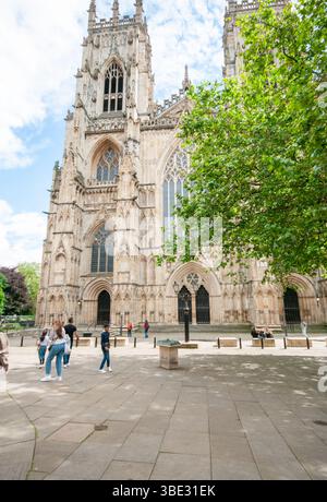 York Minster Cathedral York England Großbritannien Stockfoto