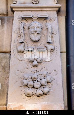 Frankreich, Bas Rhin, Straßburg, Altstadt, die von der UNESCO zum Weltkulturerbe erklärt wurde, Place Gutenberg, Industrie- und Handelskammer Stockfoto